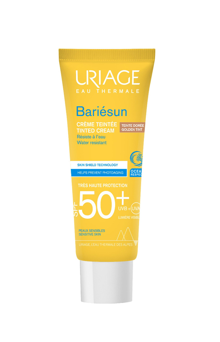 Uriage Tónovaný opalovací krém zlatý odstín SPF50+ 50 ml Uriage