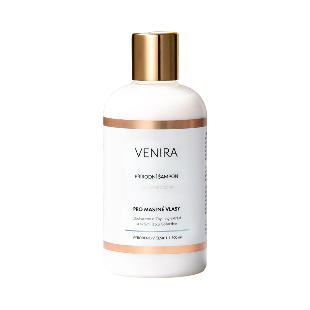 Venira Přírodní šampon pro mastné vlasy 300 ml Venira