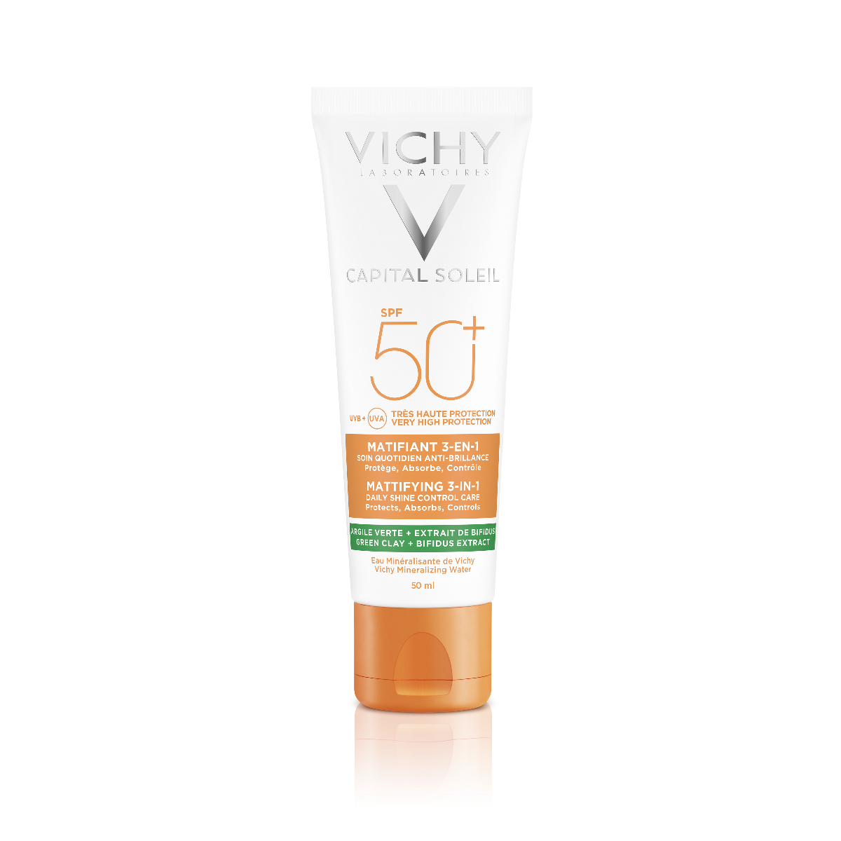 Vichy Capital Soleil Zmatňující ochranný krém 3v1 SPF50+ 50 ml Vichy