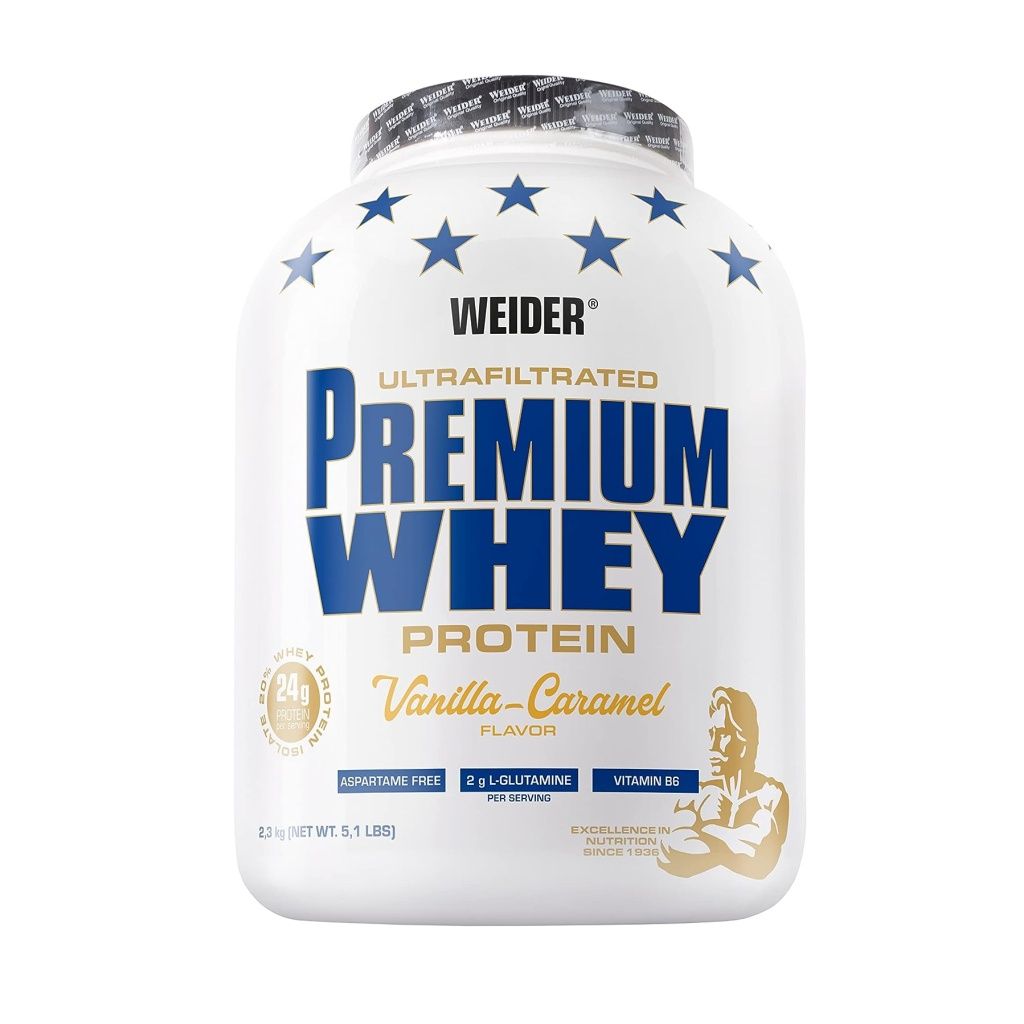 WEIDER Premium Whey vanilla-caramel 2300 g WEIDER