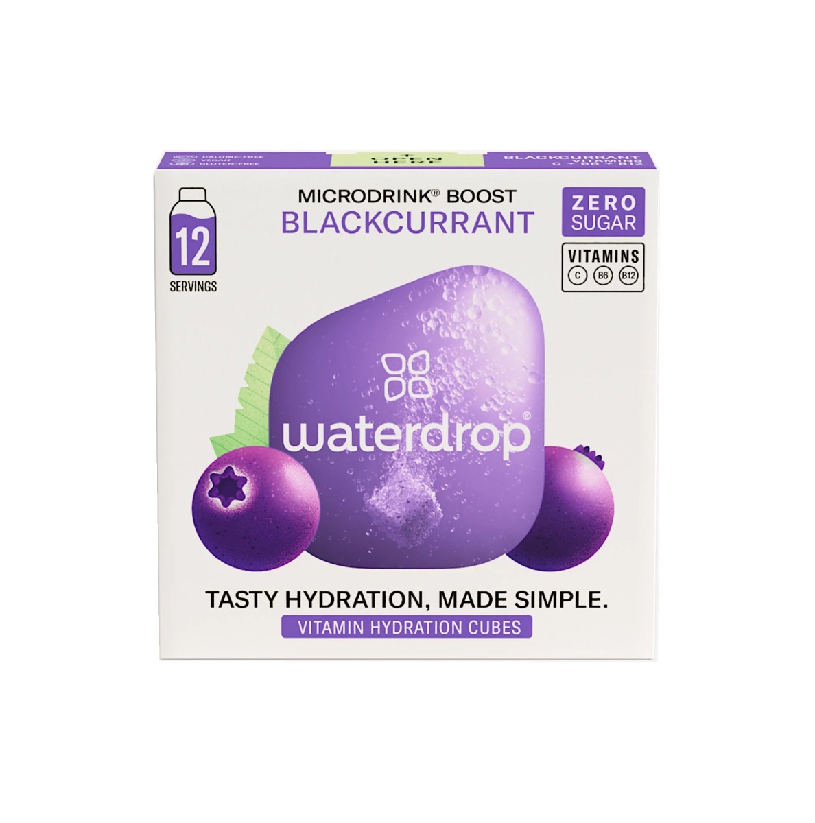 Waterdrop Boost černý rybíz