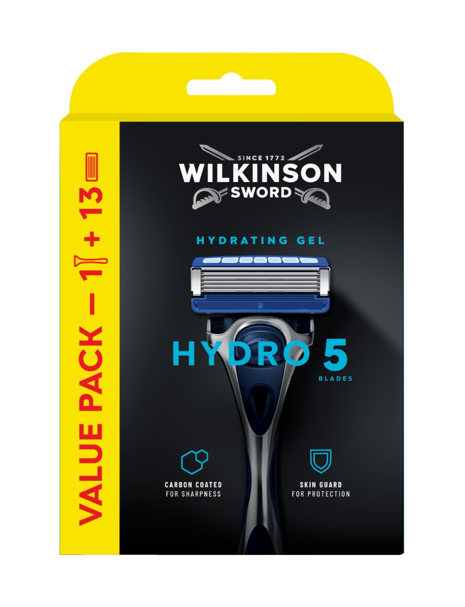 Wilkinson Hydro 5 Protection Skin XXXL value pack holicí strojek +13 hlavic Wilkinson