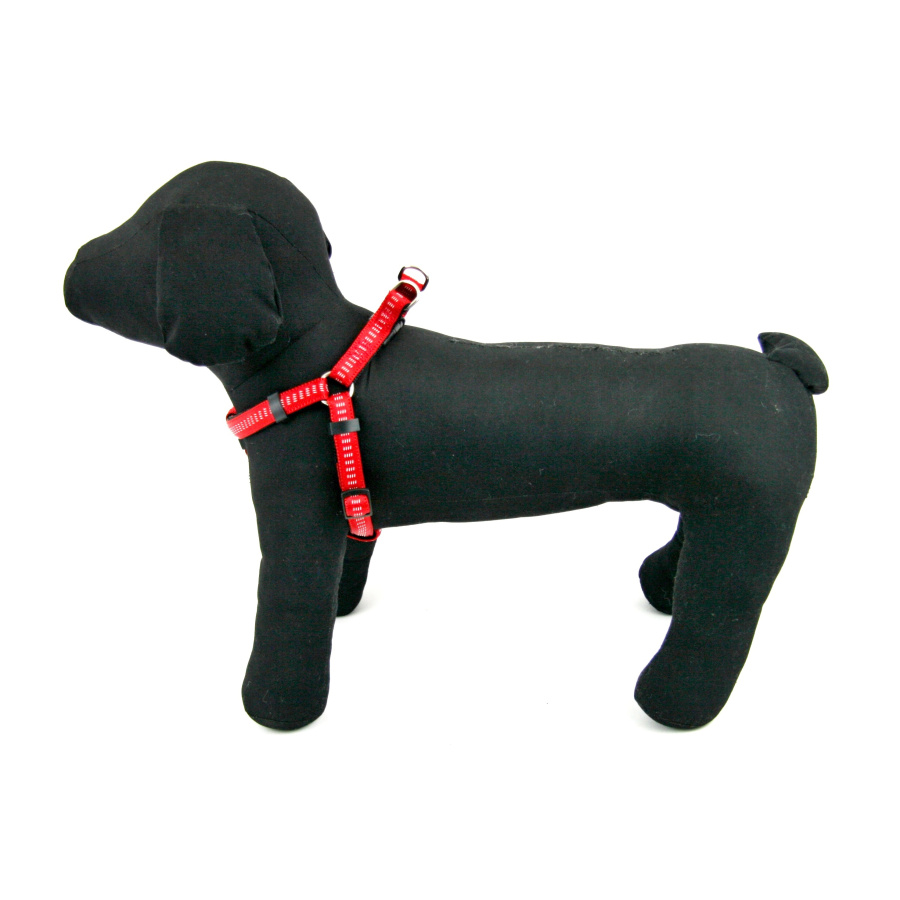 Akinu postroj nylon/neopren červený 2x50-65cm Akinu