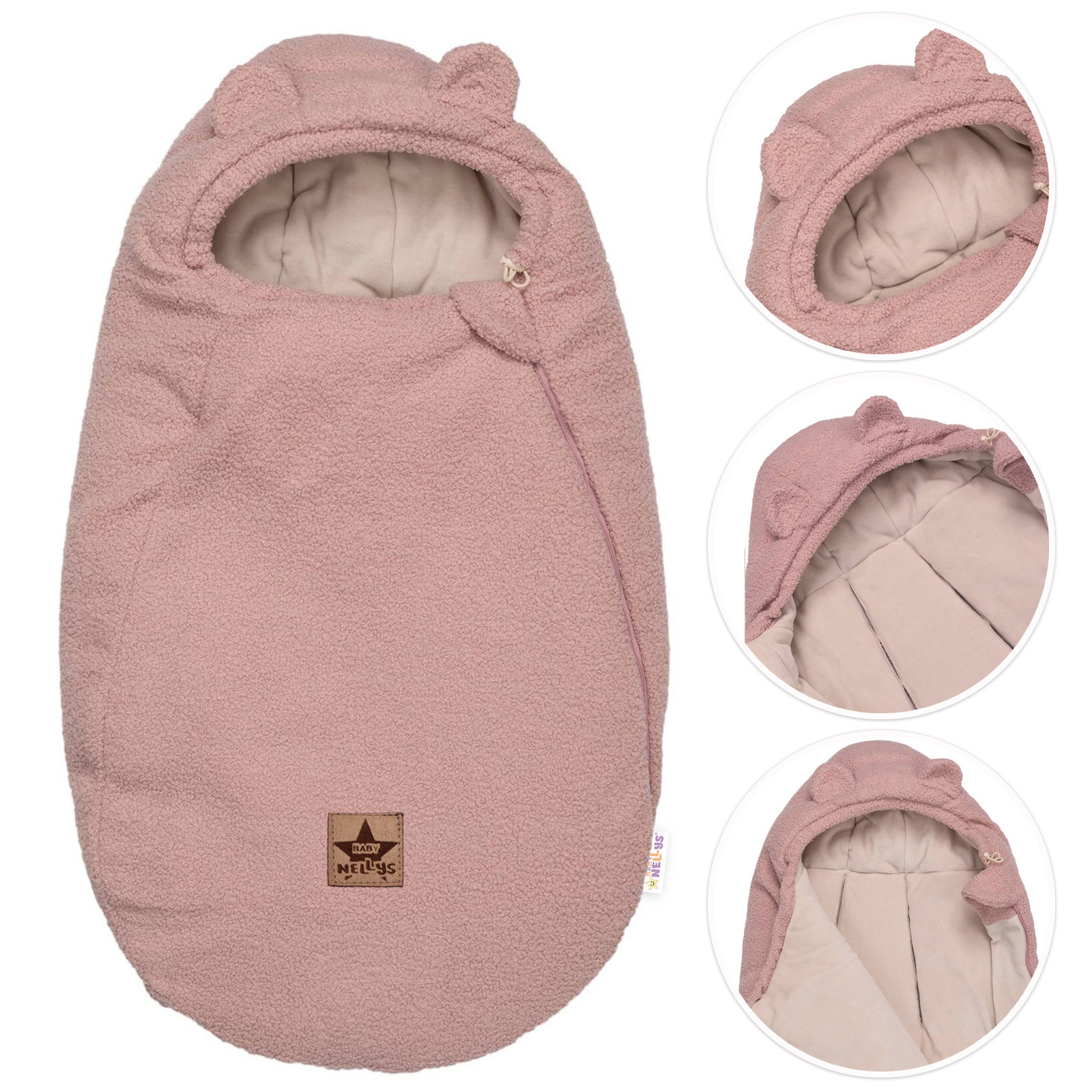 Baby Nellys Teploučky fusak Beránek exclusiv