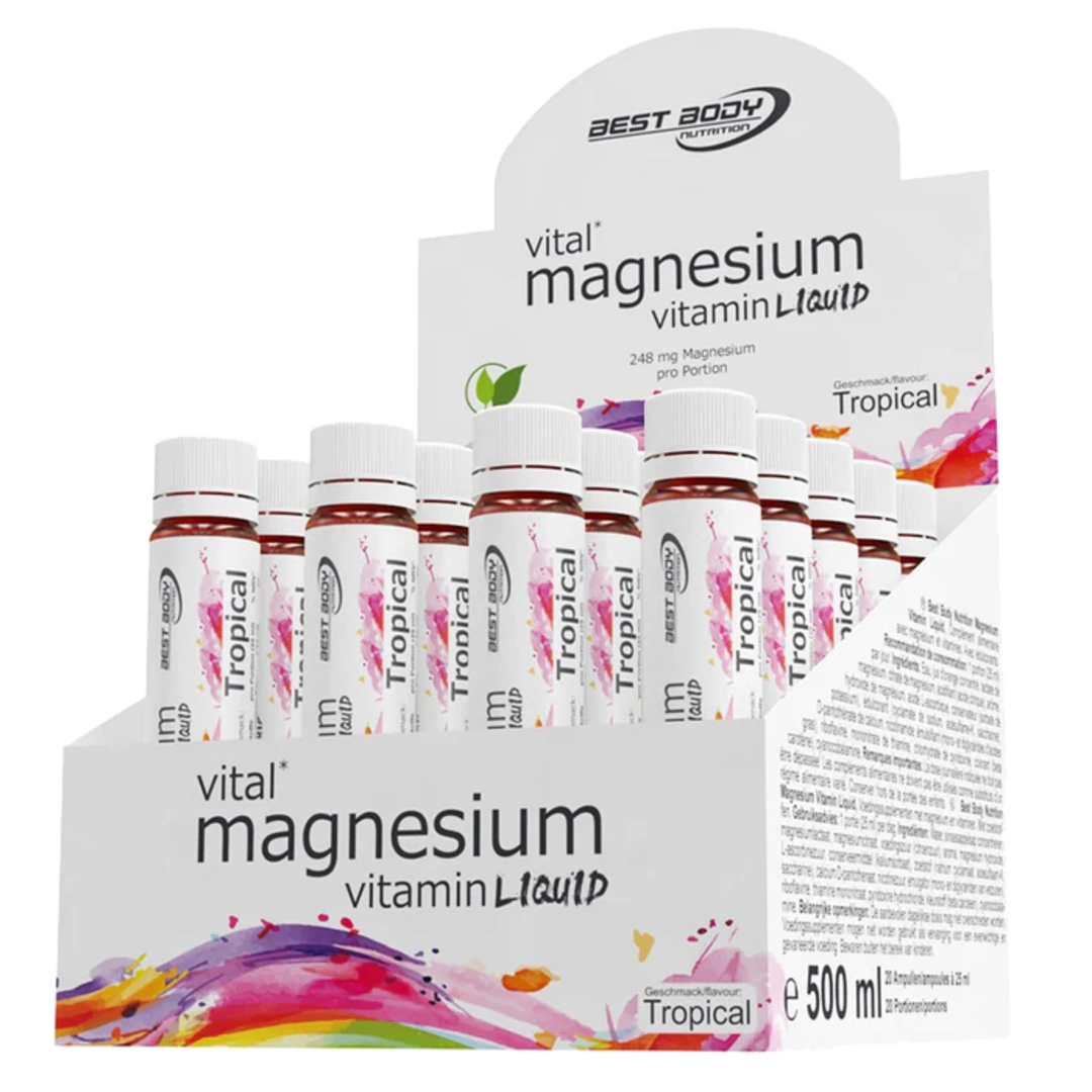 Best Body Magnesium vitamin ampoules 20 x 25ml - tropical Best Body