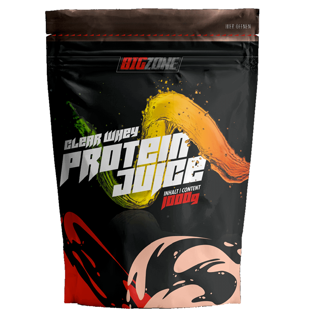 Big Zone Clear Whey Protein Juice 1000g - citrónový ledový čaj Big Zone