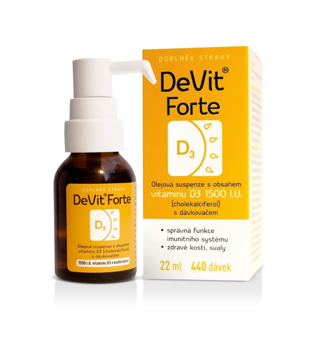 DeVit Forte 1500 I.U. 22 ml 440 dávek DeVit