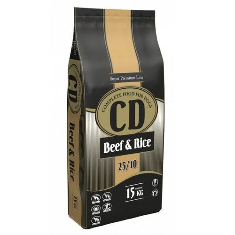 Delikan CD Beef and Rice 25/10 15kg Kompletní superprémiové krmivo s hovězím masem Delikan