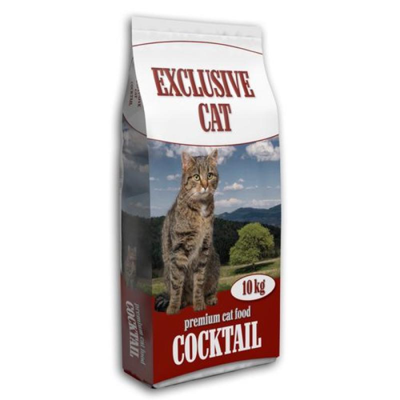 Delikan EXCLUSIVE CAT Cocktail 10kg Krmivo pre venkovním a vnitřním kočkám z drůbe Delikan