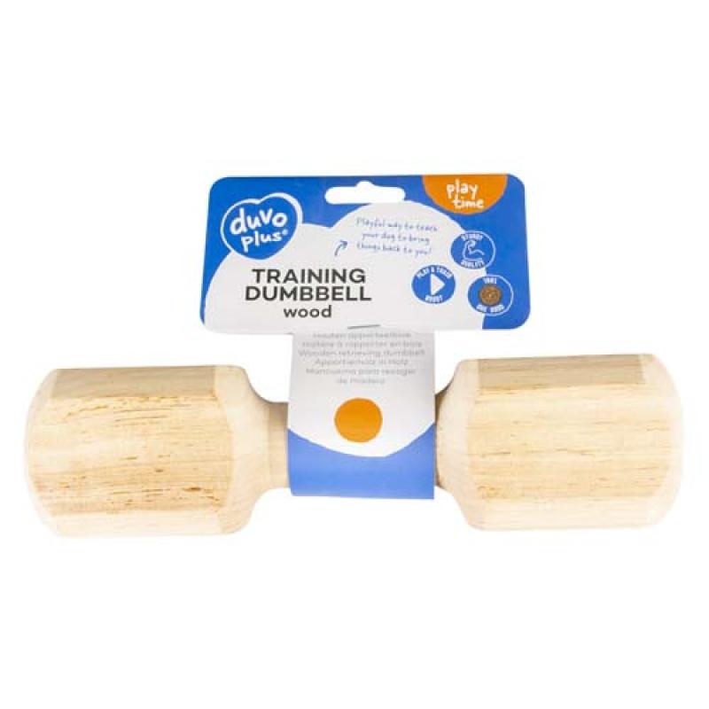 Duvo+ Aportovací činka ze dřeva pro psy XL - 29