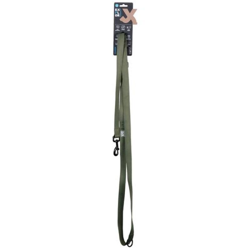 Duvo+ EXPLORER Ultimate tréninkové vodítko 220cm - 25mm zelené Duvo+