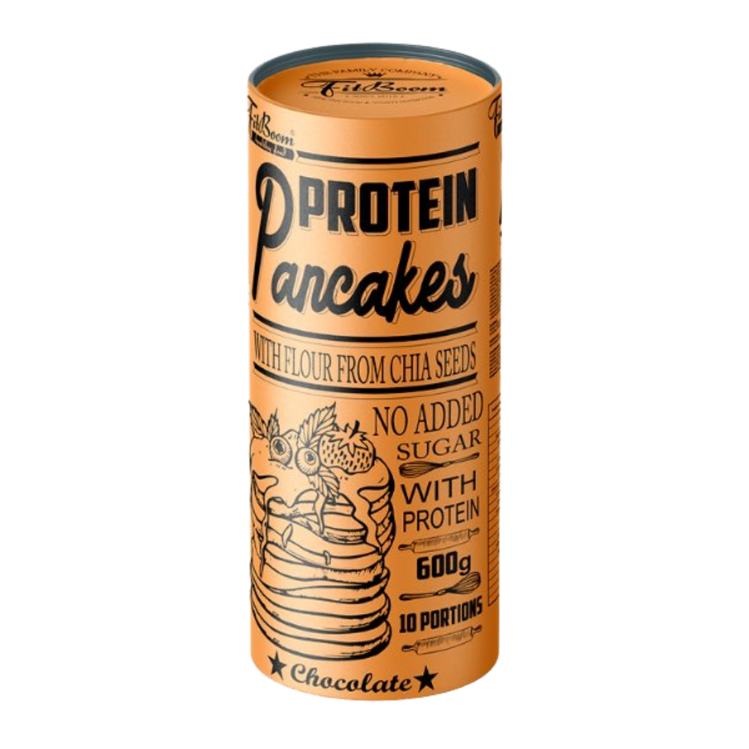 FitBoom Protein Pancakes 600g - čokoláda FitBoom
