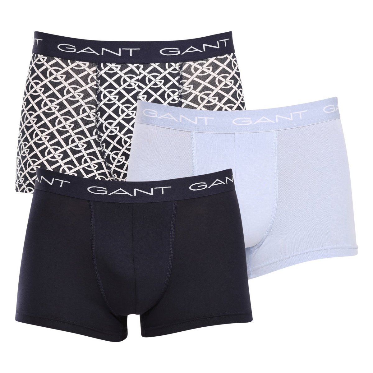 GANT 3PACK pánské boxerky vícebarevné (902333013-433) XXL Gant