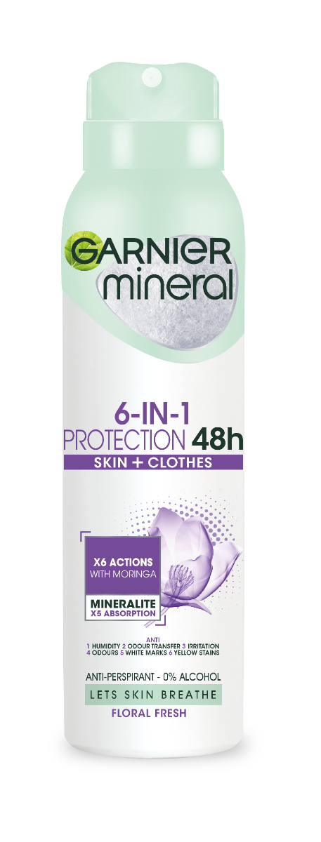 Garnier Mineral Protection 5 Floral Fresh minerální deodorant 150 ml Garnier
