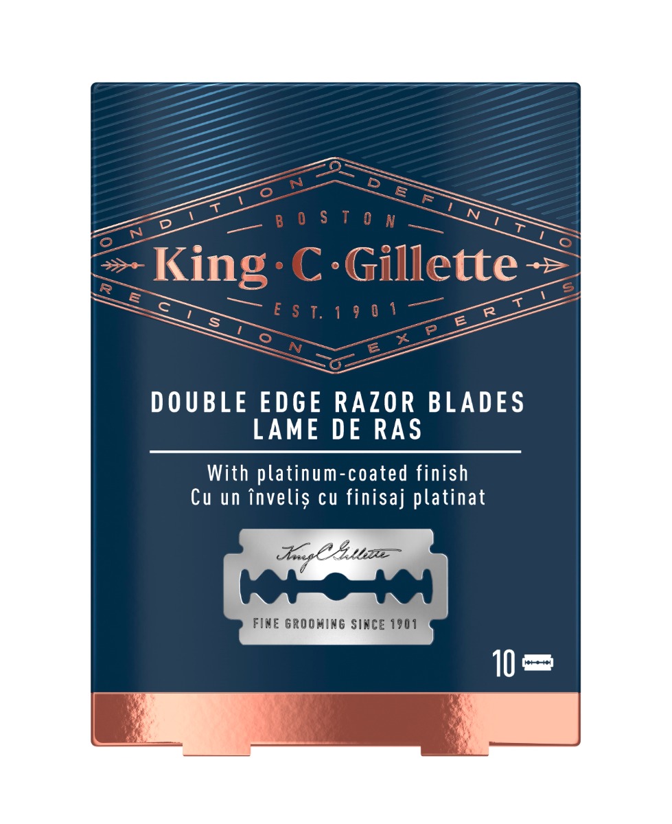 Gillette King Náhradní žiletky 10 ks Gillette