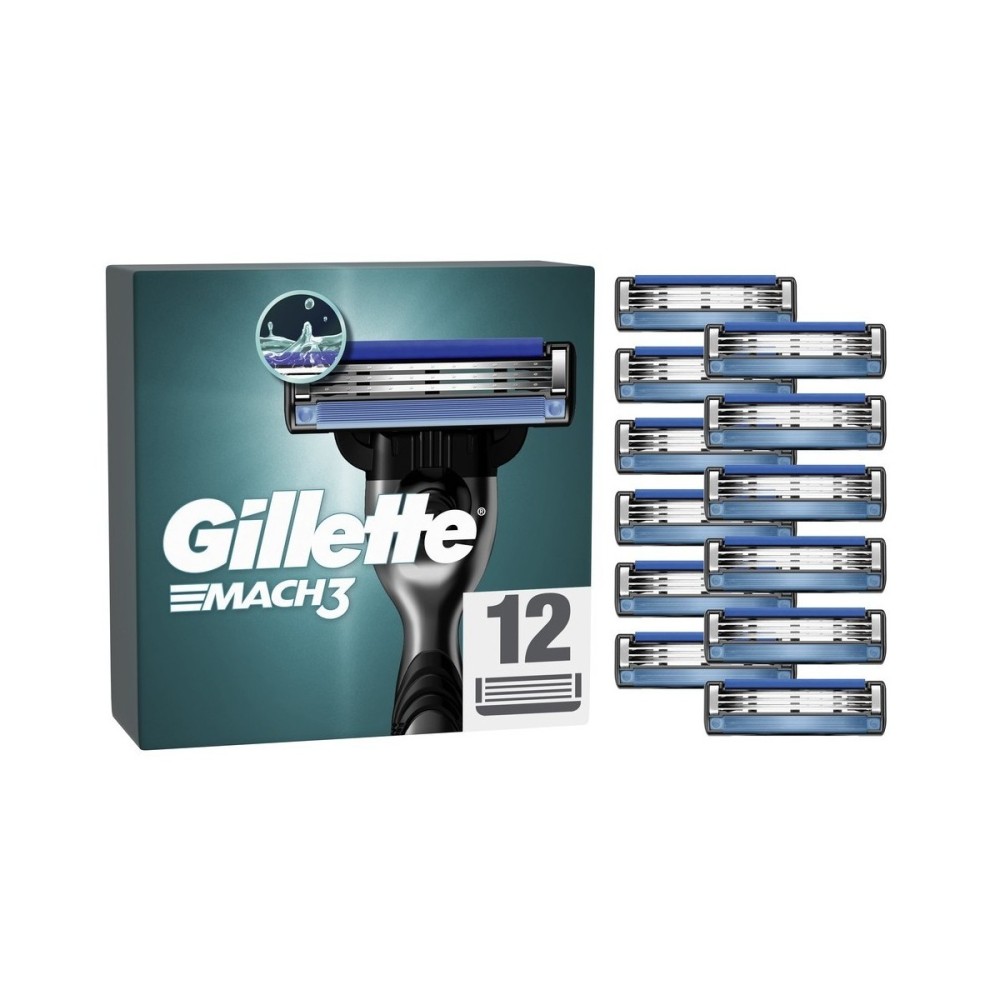 Gillette Mach3 náhradní hlavice 12 ks Gillette