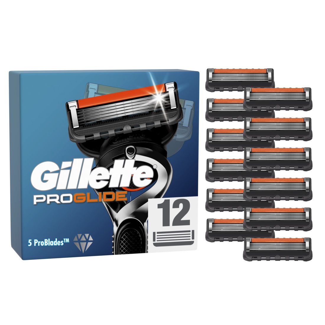 Gillette ProGlide Manual náhradní hlavice 12 ks Gillette