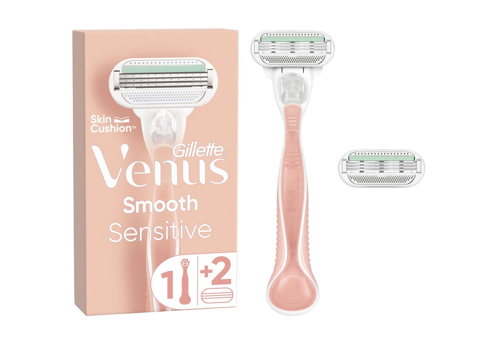 Gillette Smooth Sensitive dámský holicí strojek + 1 hlavice Gillette