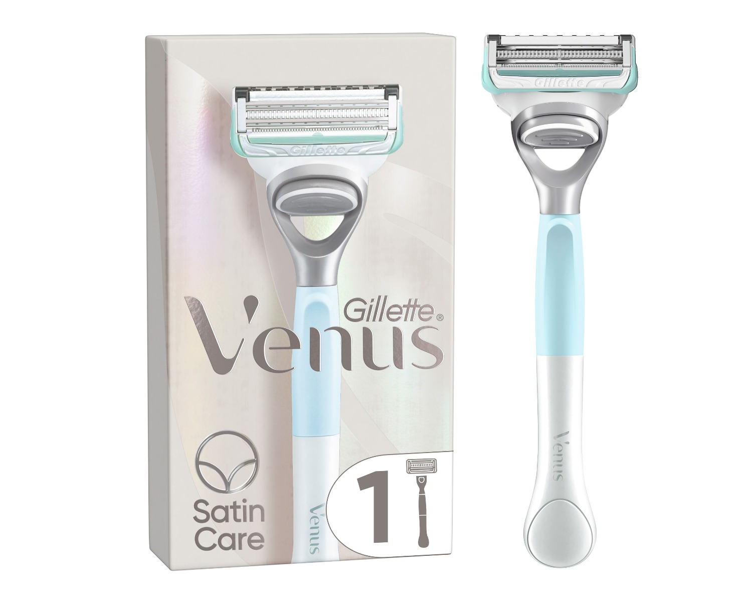 Gillette Venus Satin Care Bikini dámský holicí strojek + 1 hlavice Gillette