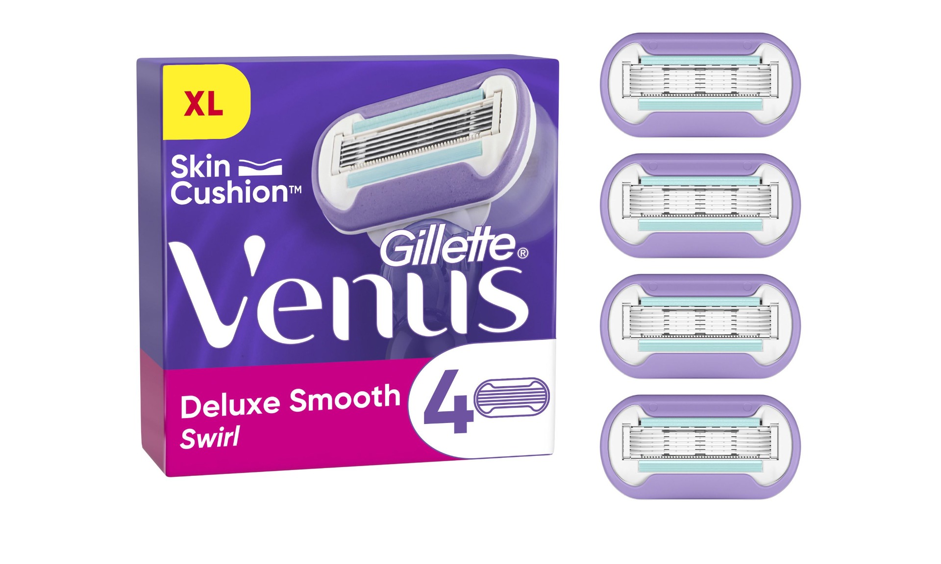 Gillette Venus Swirl Extra Smooth náhradní hlavice 4 ks Gillette