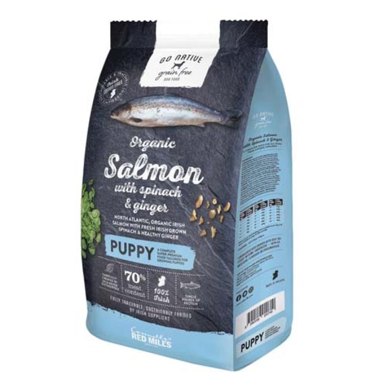 Go Native Puppy Salmon with Spinach and Ginger 4kg ultraprémiové krmivo pro štěňata s Go Native