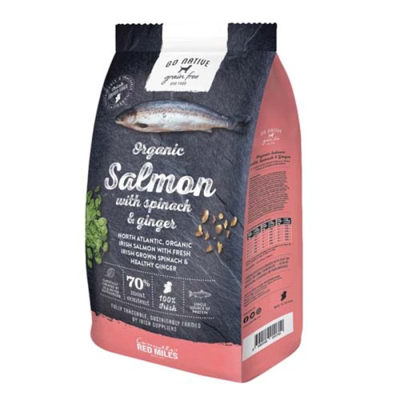 Go Native Salmon with Spinach and Ginger 4kg ultraprémiové krmivo pro psy s lososem