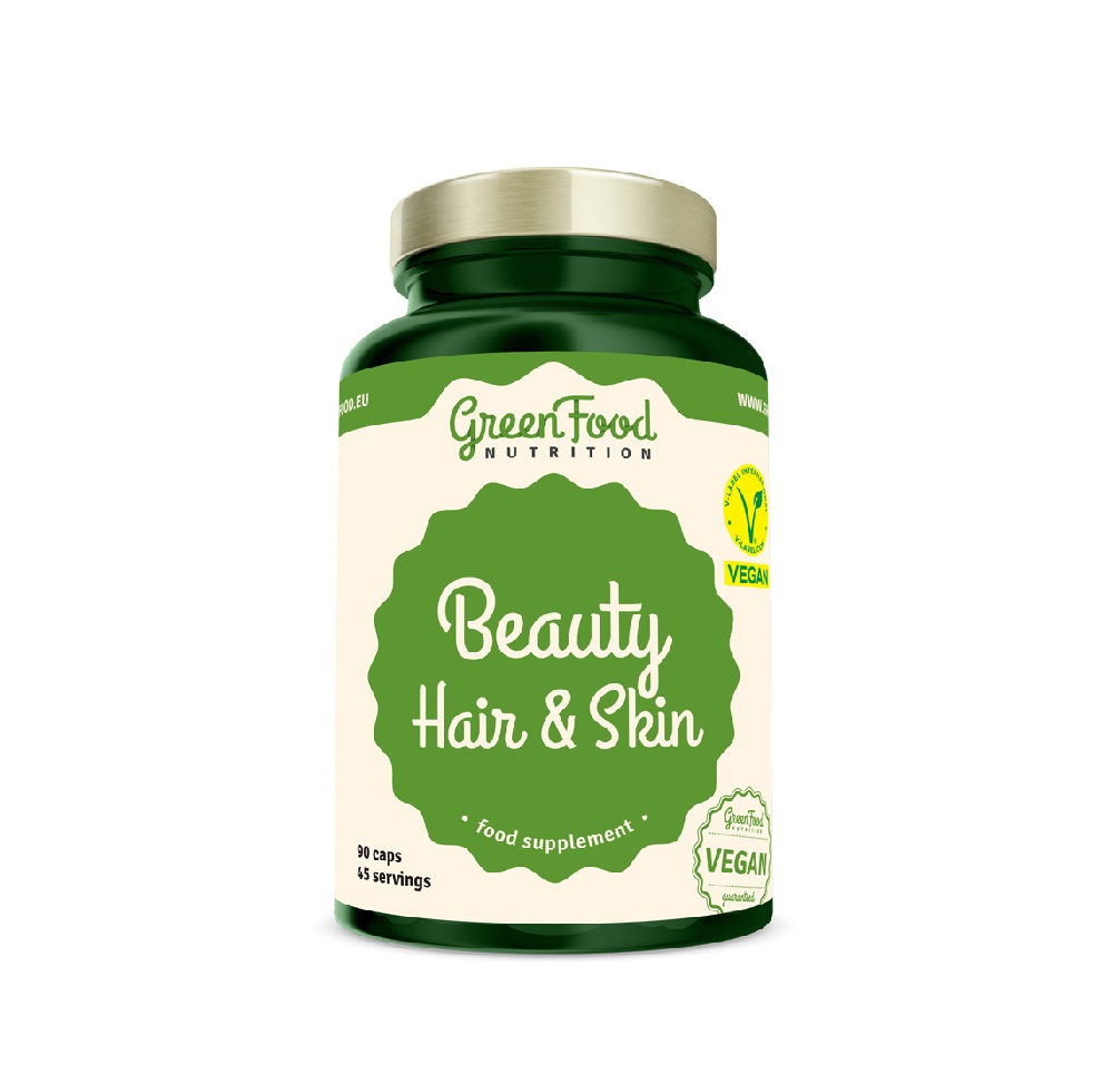 GreenFood Nutrition Beauty Hair & Skin 90 kapslí GreenFood Nutrition