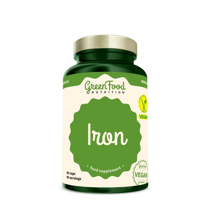 GreenFood Nutrition Iron 90 kapslí GreenFood Nutrition