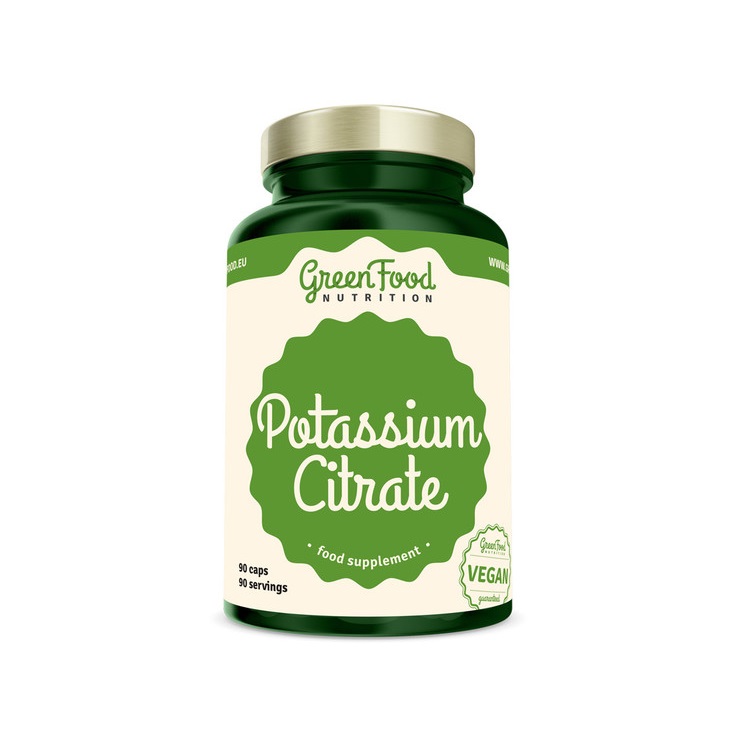 GreenFood Nutrition Potassium Citrate 90 kapslí GreenFood Nutrition