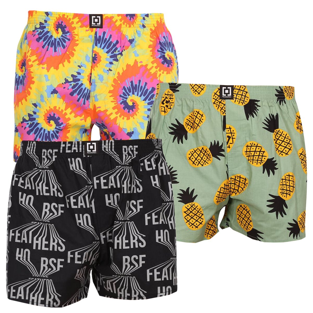 Horsefeathers 3PACK pánské trenky Manny (AM167ABC) M Horsefeathers