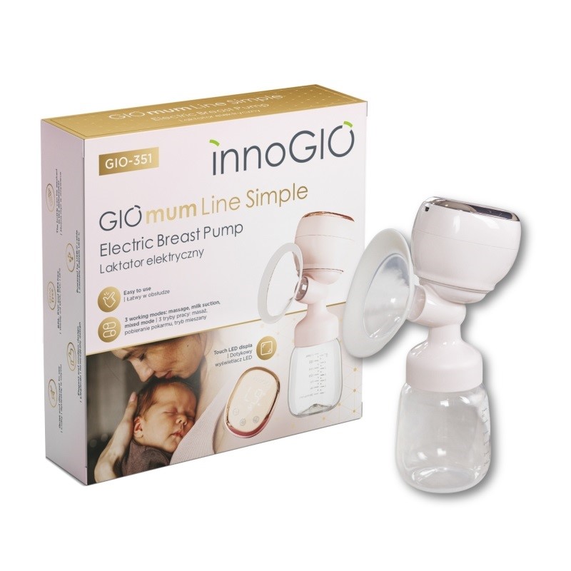 InnoGIO GIOmum Line Simple elektrická odsávačka mléka 1 ks innoGIO