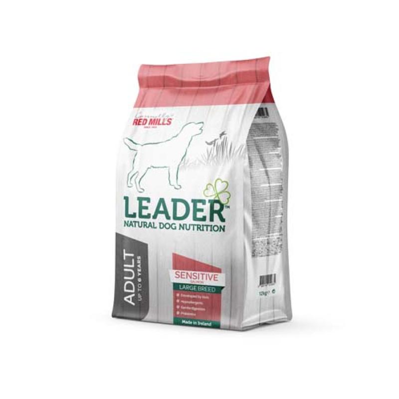 LEADER ADULT Sensitive Salmon Large Breed 12kg -Hypoalergenní krmivo s lososem pro dos LEADER