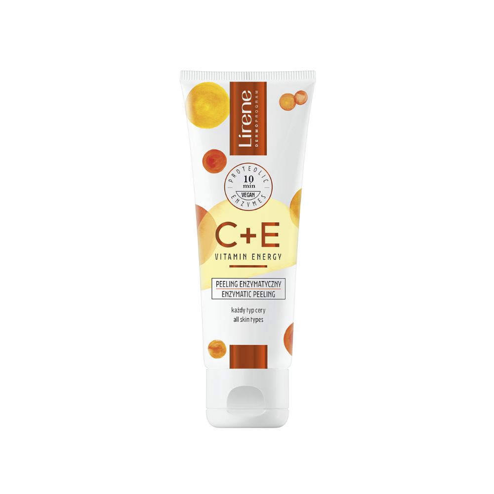 Lirene Vitamin Energy C+E Revitalizující enzymatický peeling 75 ml Lirene