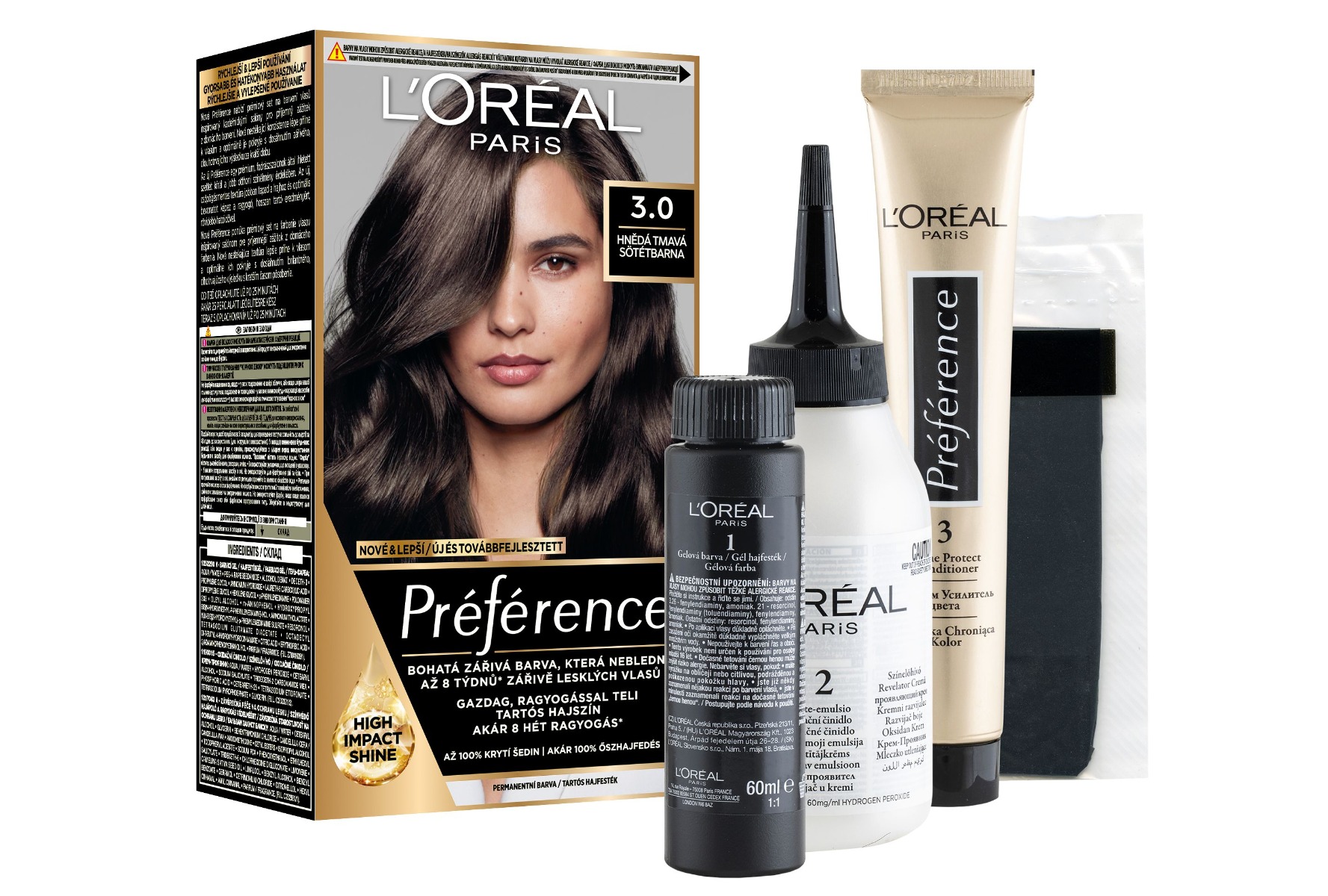 Loréal Paris Preference 3.0 hnědá tmavá Loréal Paris
