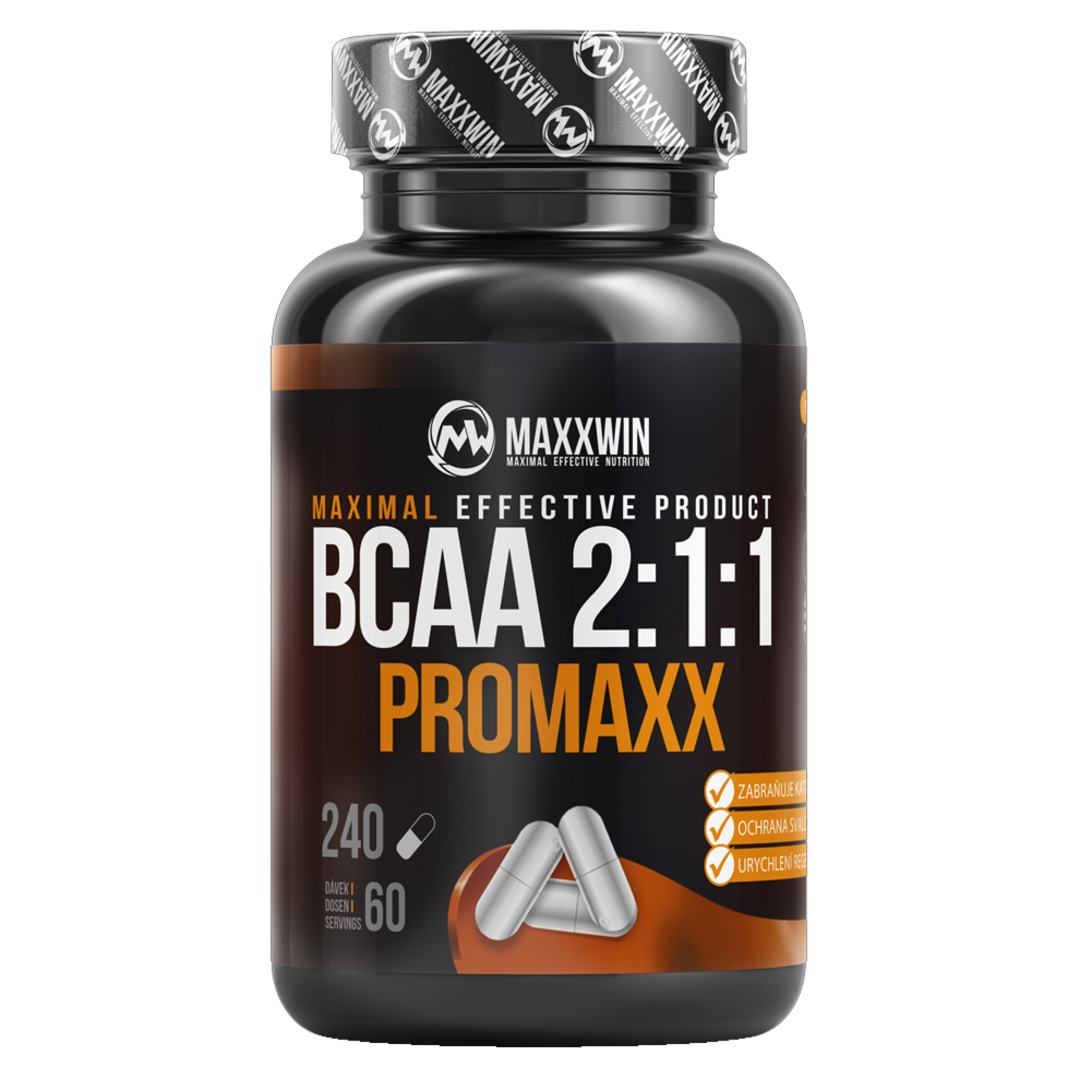 MAXXWIN BCAA Promaxx 2:1:1 - 500 kapslí MAXXWIN