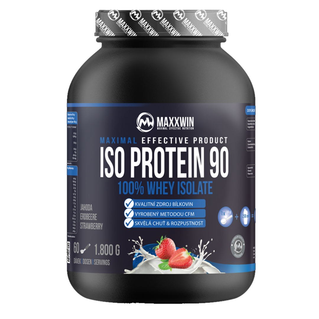 MAXXWIN ISO Protein 90 1800g - vanilkový puding MAXXWIN