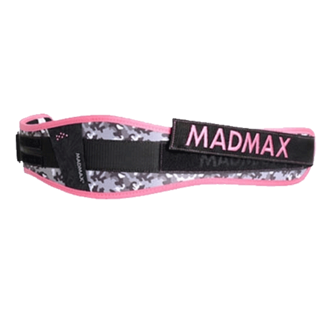 MadMax Dámský fitness opasek Swarovski MFB314 růžový - L MadMax