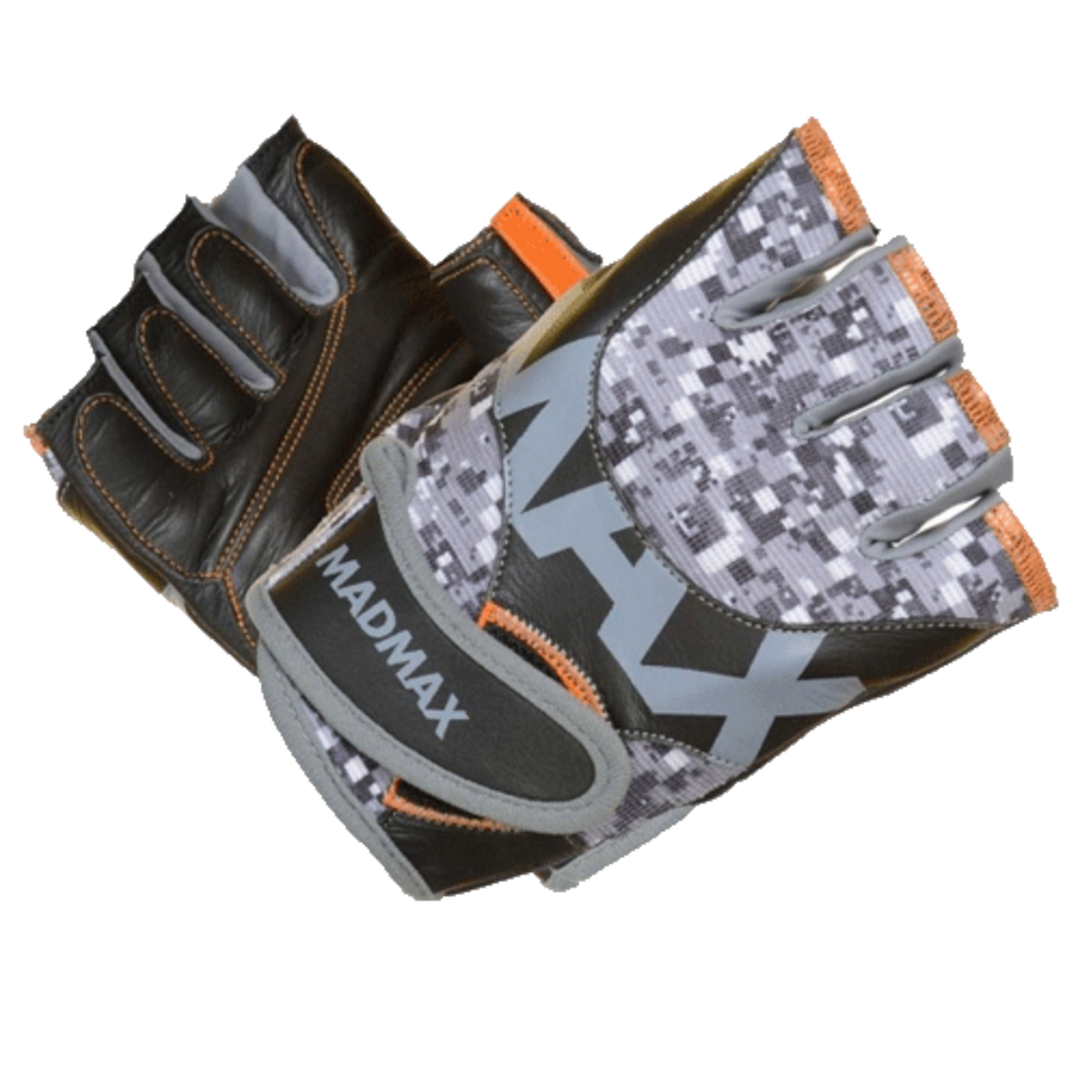 MadMax Fitness rukavice MFG831 šedé - M MadMax