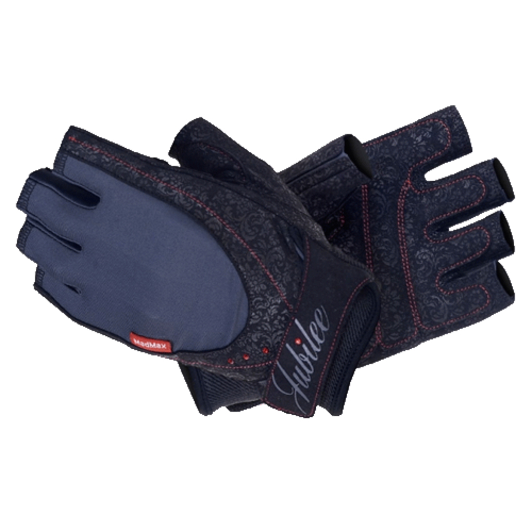 MadMax Rukavice Jubilee se Swarovski kamínky MFG740 černé - M MadMax