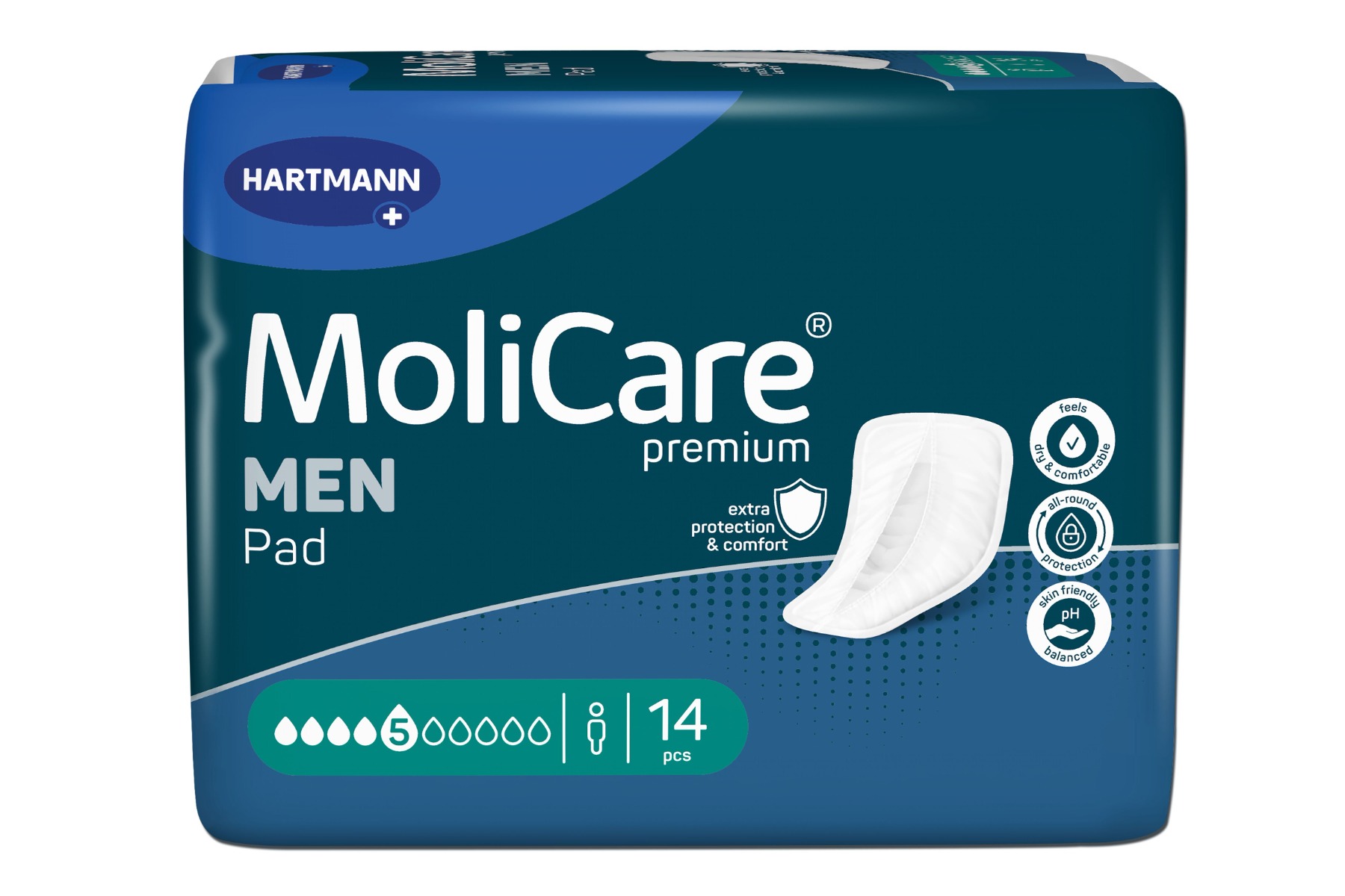 MoliCare Men 5 kapek absorpční vložky 14 ks MoliCare