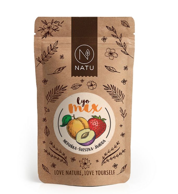 NATU Lyo mix meruňka & švestka 30 g NATU