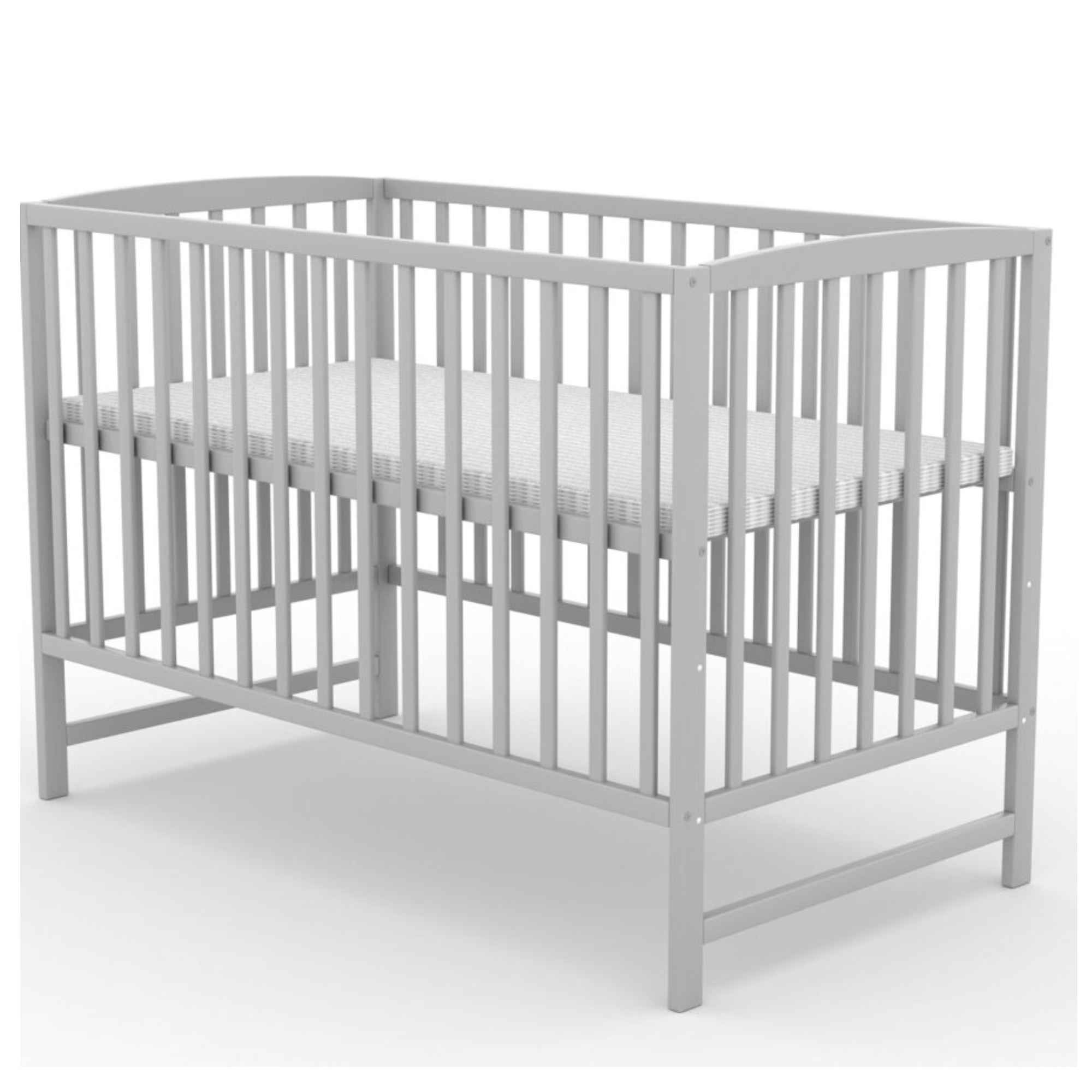 NELLYS Postýlka pro miminko ANNA 120x60cm - šedá NELLYS