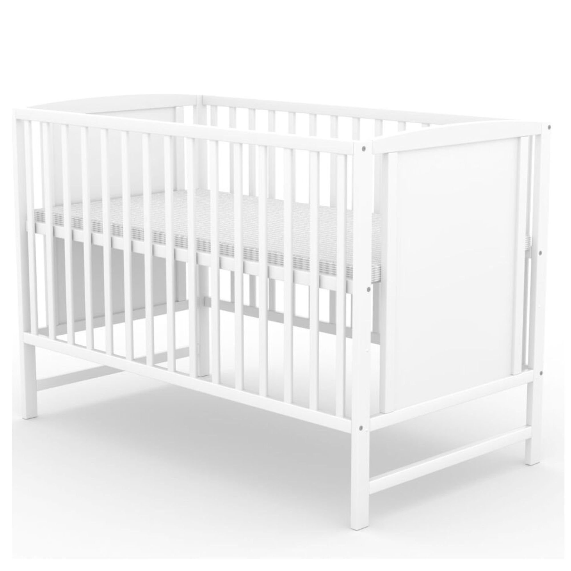 NELLYS Postýlka pro miminko Sofie 120x60cm - bílá NELLYS