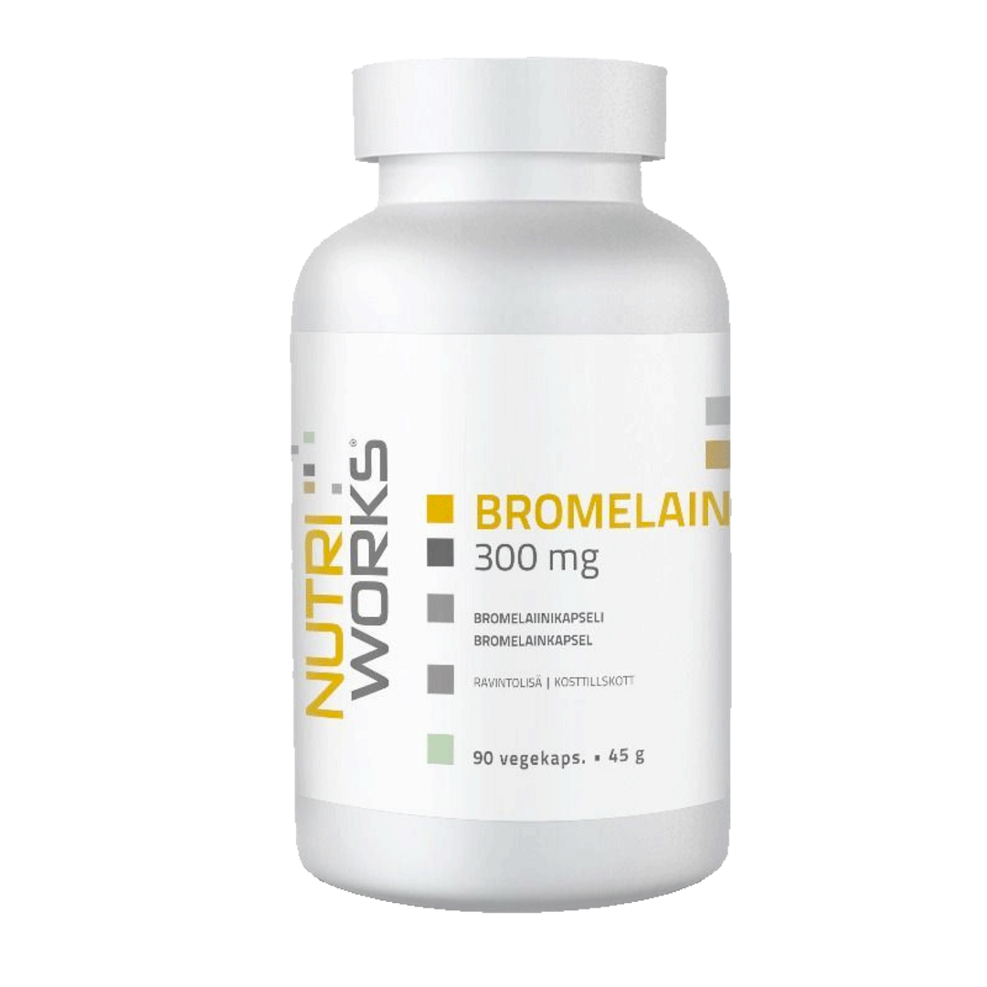 NutriWorks Bromelain 300mg - 90 kapslí NutriWorks