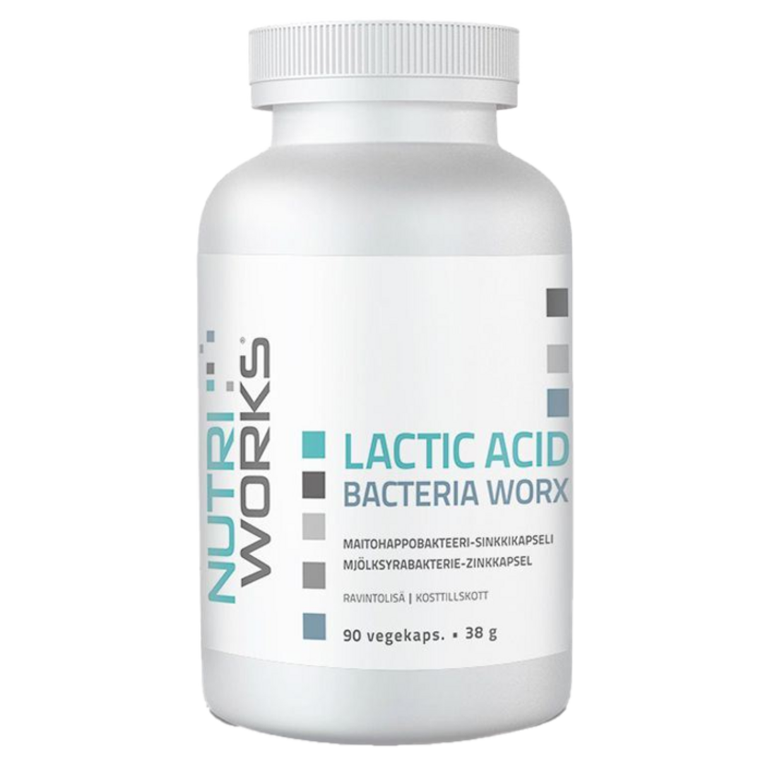 NutriWorks Lactic Acid Bacteria Worx - 90 kapslí NutriWorks