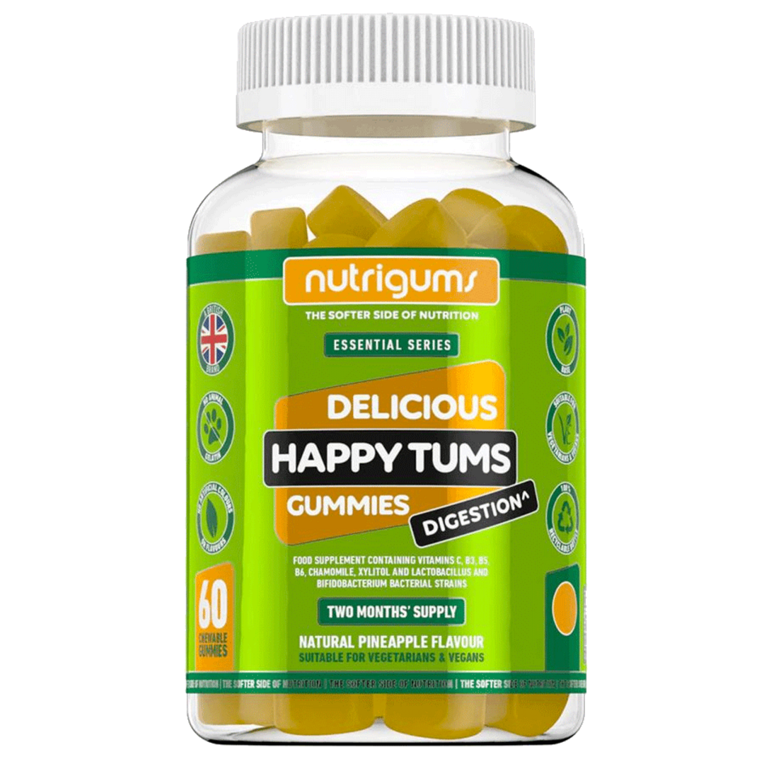Nutrigums Happy Tums Digestion 60 želé - ananas Nutrigums