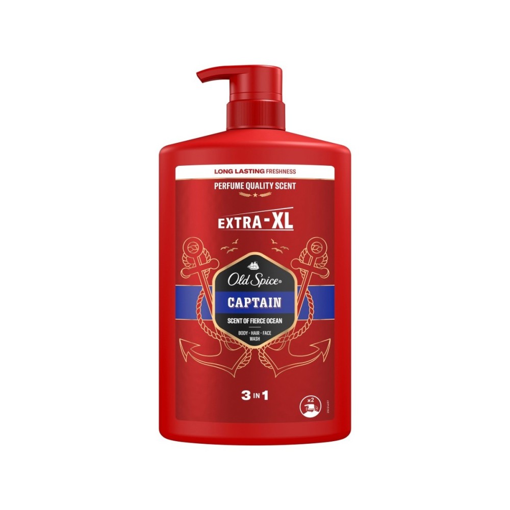 Old Spice Captain Pánský sprchový gel a šampon 1000 ml Old Spice