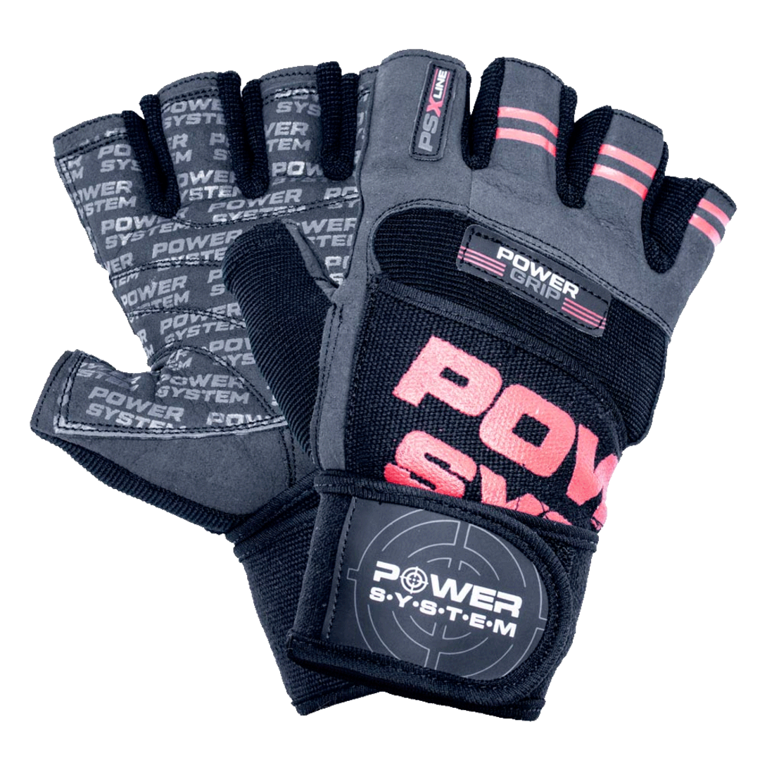 Power System Rukavice Power Grip PS 2800 červené - XL Power System
