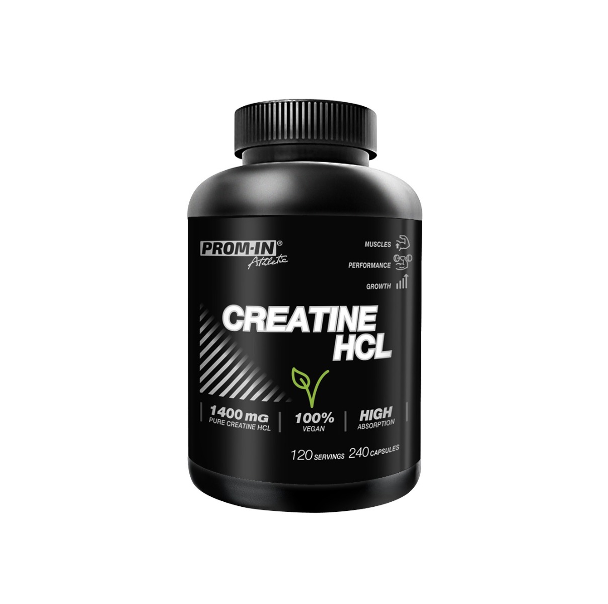 Prom-IN Creatine Athletic HCL Vegan 1400 mg 240 kapslí PROM-IN
