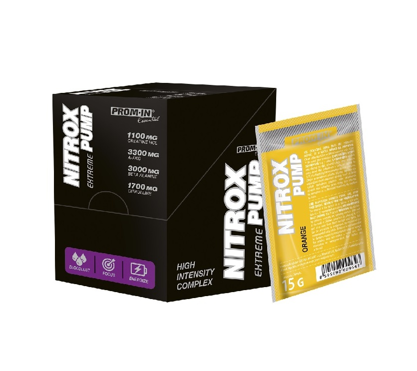 Prom-IN Nitrox Pump Extreme Pomeranč 10x15 g PROM-IN